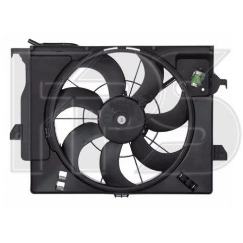 Вентилятор радиатора (в сборе) AS08125950 на KIA RIO 2011-2014