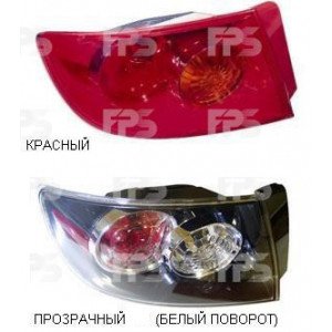Фонарь задний AS08126053 на MAZDA 3 (BK) 2004-2009