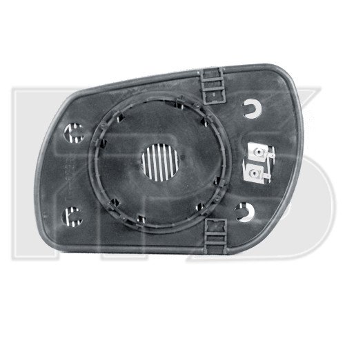 Вкладышь зеркала AS08126076 на MAZDA 2 (DY) 2003-2007