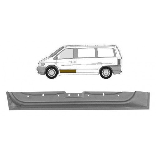Ремчасть дверей AS08145558 на MERCEDES VITO (W638) 1996-2002