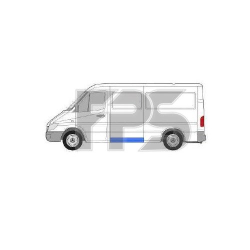 Ремчастина металева AS08126172 на MERCEDES SPRINTER 2000-2006