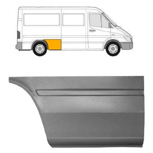 Ремчасть металлическая AS08126194 на MERCEDES SPRINTER 1995-2000