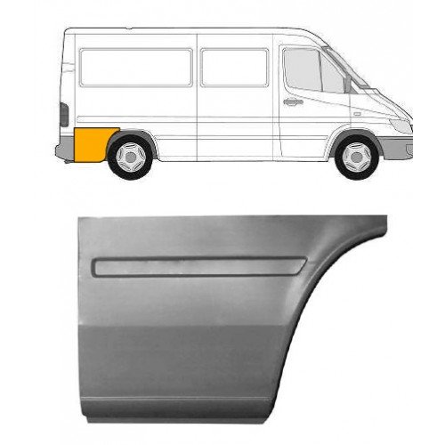 Ремчасть металлическая AS08126198 на MERCEDES SPRINTER 1995-2000