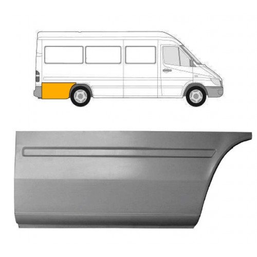 Ремчастина металева AS08126200 на MERCEDES SPRINTER 1995-2000