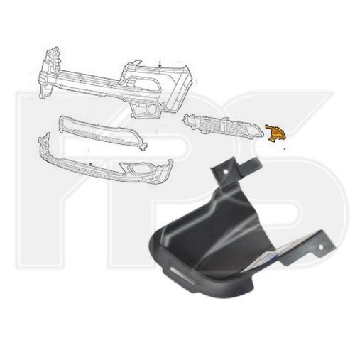 Ремчасть пластиковая AS08126331 на JEEP CHEROKEE 2013-2018