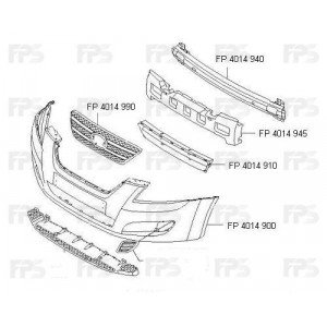 Решетка пластиковая AS08126574 на KIA CEED 2007-2009