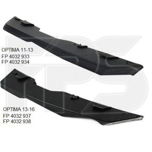 Кріплення бампера переднє ліве AS08144691 на KIA K5 2011-2013