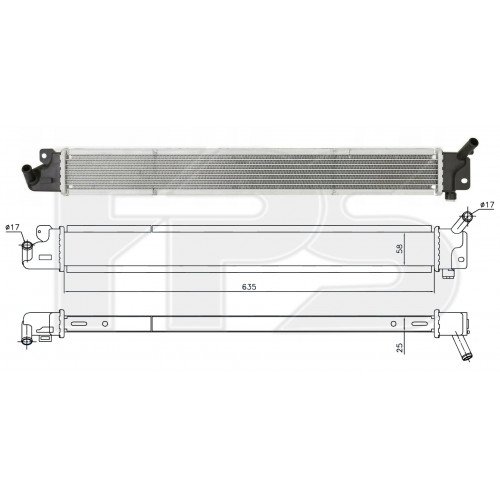 Радіатор охолодження AS08126897 на KIA OPTIMA 2013-2016