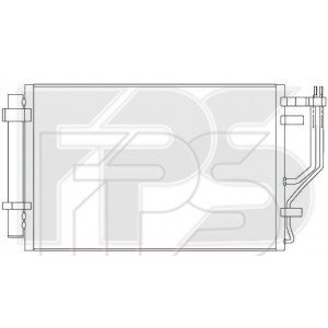 Кондесатор кондиционера AS08126959 на KIA CERATO 2009-2012