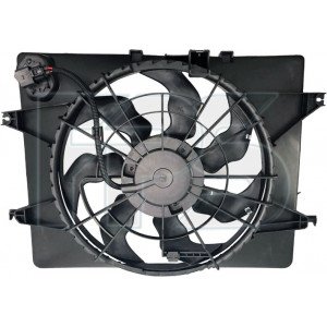 Вентилятор радиатора (в сборе) AS08144134 на HYUNDAI SONATA (YF) 2010-2014