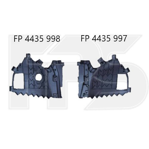 Крепление радиаторной решетки AS08145190 на MAZDA 3 (BP) SDN 2018-