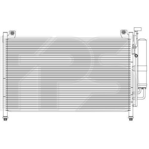 Кондесатор кондиціонера AS08127334 на MAZDA 2 (DE) 2007-2011