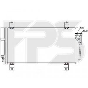 Кондесатор кондиціонера AS08127337 на MAZDA 6 (GH) 2008-2010