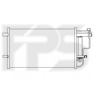 Кондесатор кондиціонера AS08127340 на MAZDA 3 (BL) SDN/HB 2009-2012