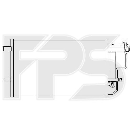 Кондесатор кондиціонера AS08127340 на MAZDA 3 (BL) SDN/HB 2009-2012