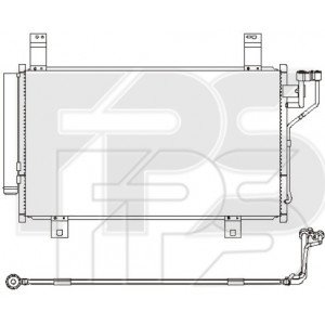 Кондесатор кондиціонера AS08127342 на MAZDA CX5 2017-2021