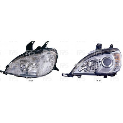 Передня фара AS08127365 на MERCEDES 163 (ML-CLASS) SUV 1997-2005