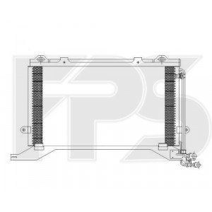 Кондесатор кондиционера AS08127586 на MERCEDES 210 (E-CLASS) 1995-1999