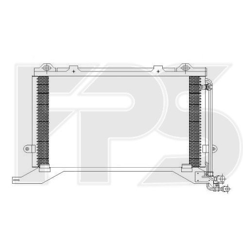 Кондесатор кондиционера AS08127586 на MERCEDES 210 (E-CLASS) 1995-1999