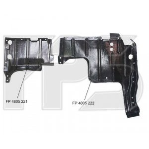 Ремчастина пластикова AS08127631 на MITSUBISHI LANCER IX (CS) 2004-2008