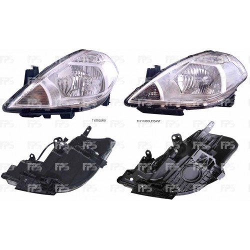 Фара передняя AS08127940 на NISSAN TIIDA EUR 2005-2012