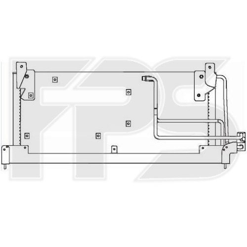 Кондесатор кондиционера AS08128618 на OPEL COMBO 1993-2000