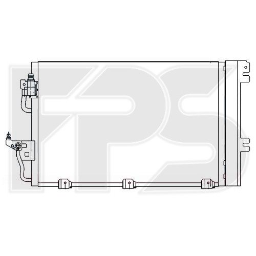 Кондесатор кондиціонера AS08094404 на OPEL ZAFIRA 2005-2012