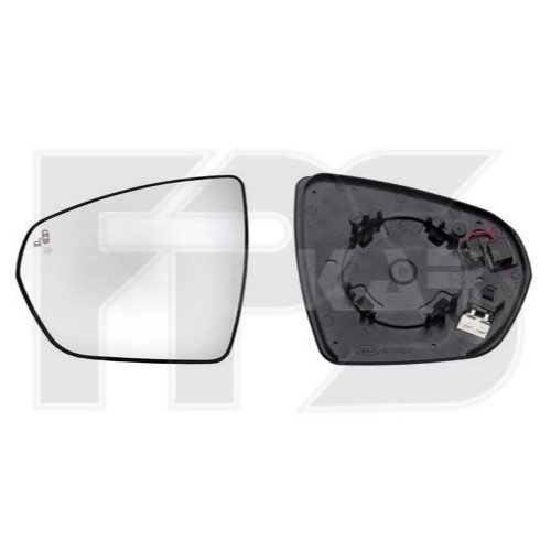 Вкладиш дзеркала AS08146375 на PEUGEOT 3008 2016-2020