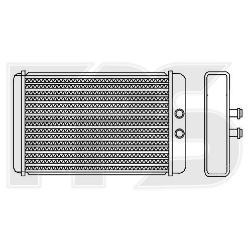 Радиатор печки AS08128820 на FIAT DUCATO 2002-2006