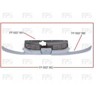 Решетка пластиковая AS08128868 на PEUGEOT 206 1998-2009