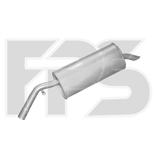 Глушник AS08128893 на PEUGEOT 207 2006-2012