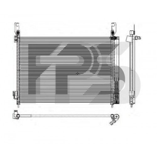 Кондесатор кондиционера AS08129150 на RENAULT KOLEOS 2011-2017