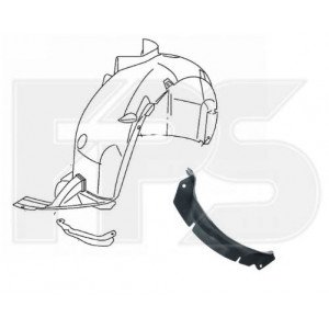 Спойлер бампера AS08129448 на SKODA OCTAVIA (A7) 2013-2017