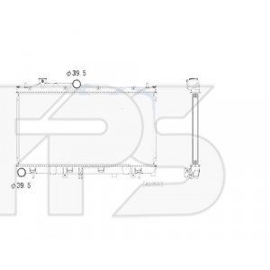 Радиатор охлаждения AS08129727 на SUBARU FORESTER (SJ) 2013-2018