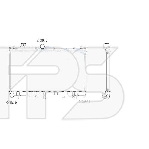 Радиатор охлаждения AS08129727 на SUBARU FORESTER (SJ) 2013-2018