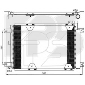 Кондесатор кондиционера AS08129834 на SUZUKI GRAND VITARA 1998-2005