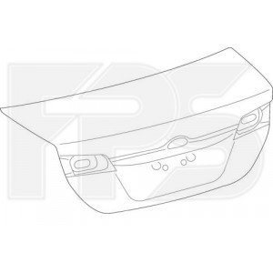 Крышка багажника AS08130185 на TOYOTA CAMRY (XV50) USA 2011-2014