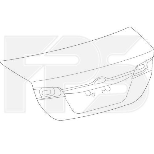 Крышка багажника AS08130185 на TOYOTA CAMRY (XV50) USA 2011-2014