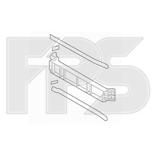 Решетка радиатора пластиковая AS08130308 на TOYOTA RAV4 2018-