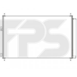 Кондесатор кондиціонера AS08130491 на TOYOTA RAV4 2010-2012