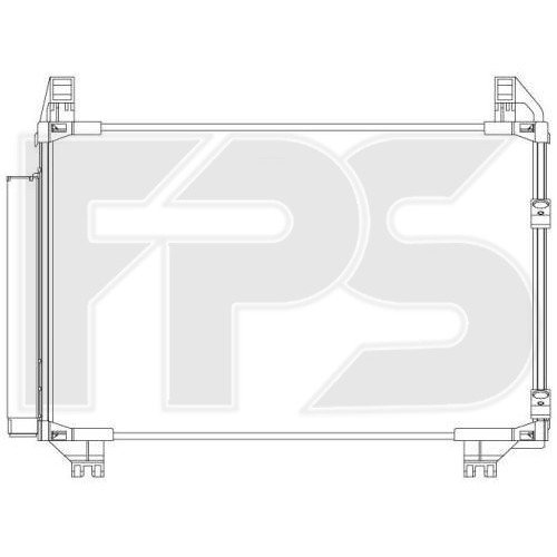 Кондесатор кондиционера AS08130496 на TOYOTA YARIS HB 2006-2011