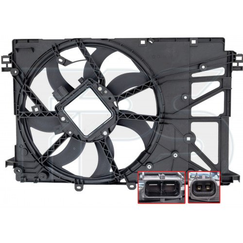 Вентилятор радіатора (в зборі) AS08145031 на TOYOTA CAMRY (XV70) SE/XSE 2017-