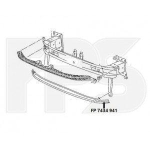 Крепление бампера AS08130929 на VOLKSWAGEN PASSAT EUR (B8) 2015-2019