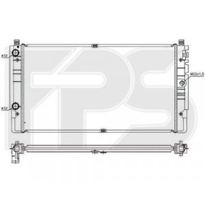 Радиатор охлаждения AS08131175 на VOLKSWAGEN T4 1990-2003