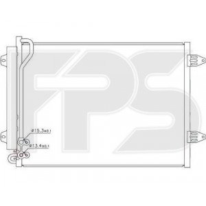 Кондесатор кондиционера AS08105596 на VOLKSWAGEN PASSAT EUR (B7) 2011-2015