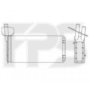 Радіатор печі AS08087109 на VOLKSWAGEN T4 1990-2003