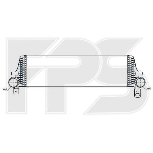 Радіатор наддуву AS08131230 на VOLKSWAGEN T5 2010-2015