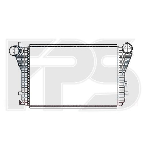Радиатор наддува AS08141224 на VOLKSWAGEN TIGUAN 2007-2011