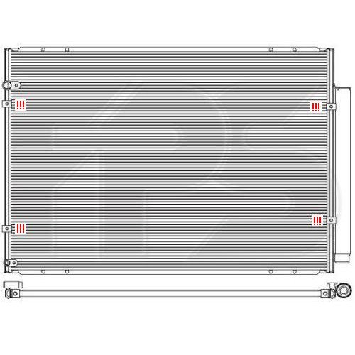 Кондесатор кондиціонера AS08131509 на LEXUS RX 2004-2008