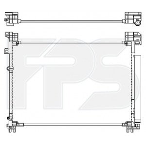 Кондесатор кондиционера AS08131513 на LEXUS RX 2015-2019